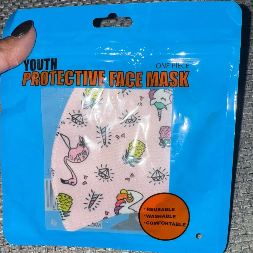 Youth Protective Face Mask - Pink